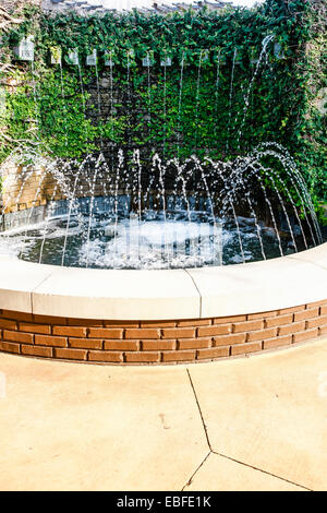 Das Elvis Presley Brunnen des Lebens in seinem Geburtsort-Museum in Tupelo MS Stockfoto