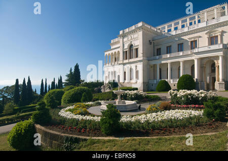 Livadia-Palast ist ein Wahrzeichen der Krim. Stockfoto