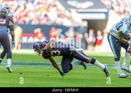 Houston, Texas, USA. 30. November 2014. während die NFL Saison Fußballspiel zwischen die Tennessee Titans und Houston Texans NRG-Stadion in Houston, TX. © Csm/Alamy Live-Nachrichten Stockfoto