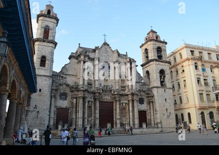 Die Kathedrale der Heiligen Jungfrau von der Unbefleckten Empfängnis, Havanna, Kuba Stockfoto