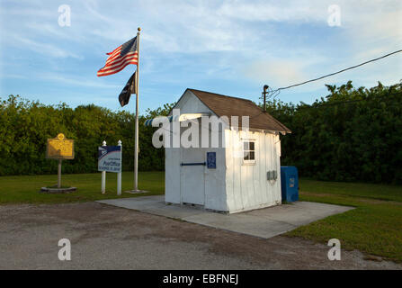 Unterreichenbach Post ist die kleinste Postamt in den Vereinigten Staaten auf dem Tamiami Trail in Süd-Florida. Stockfoto