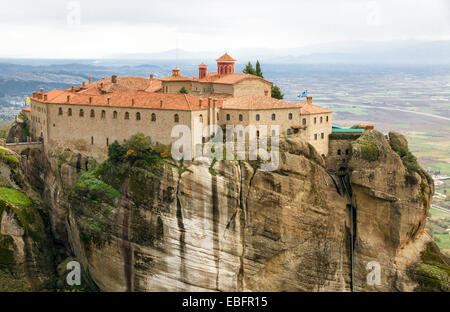 Kloster Agios Stephanos Meteora Klöster, Region Trikala, Griechenland Stockfoto