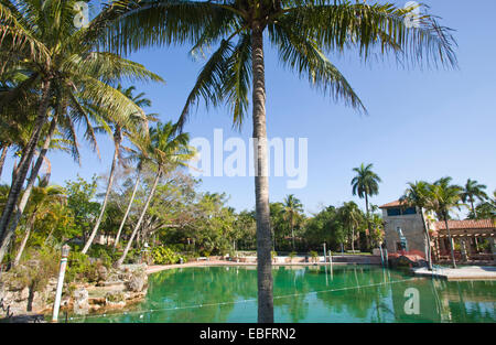 VENETIAN POOL SCHWIMMBAD CORAL GABLES MIAMI FLORIDA USA Stockfoto