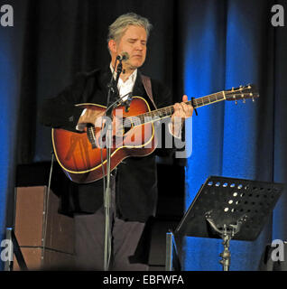 Lloyd Cole, Musiker, Live in Warrington Parr Hall, Cheshire, England, UK, Akustikset 30/11/2013 Stockfoto