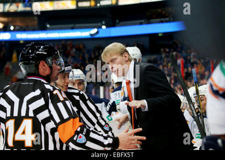 USA. 30. November 2014. PIV 30.11.2014 Kello 16.52.00.Finland, Helsinki, KHL. Jokerit Vs Amur Khabarovsk.Jukka Rautakorpi. @Petteri Paalasmaa. In der ganzen Presse © Csm/Alamy Live-Nachrichten Stockfoto