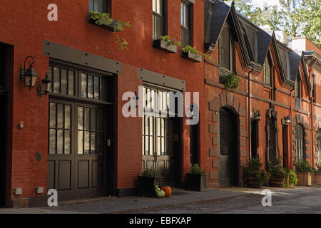 Remisen auf Grace Court in Brooklyn Heights Stockfoto