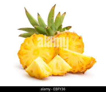 Baby Ananas isoliert Stockfoto