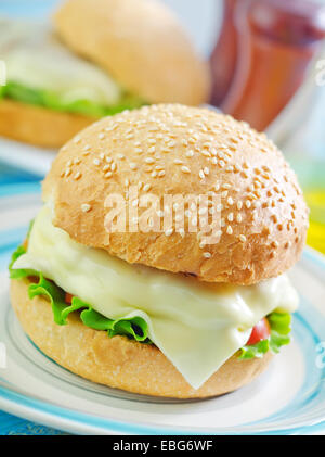 Burger Stockfoto