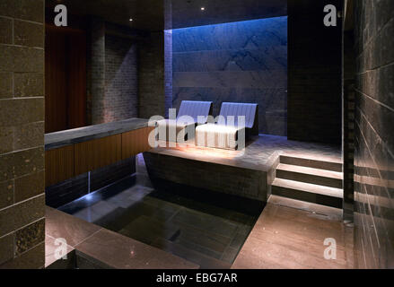 Architektonische Lager, verschiedene, Vereinigtes Königreich. Architekt: verschiedene, 2000. Keller-Spa im exklusiven Londoner Entwicklung. Stockfoto