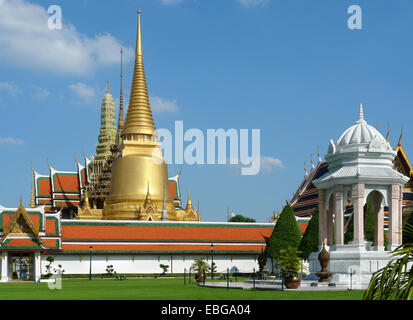 Teil des Grand Palace in Bangkok, Thailand Stockfoto