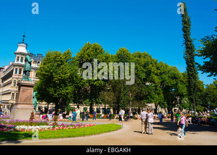 Esplanadin blieb, Esplanade Park, Helsinki, Finnland, Mitteleuropa Stockfoto