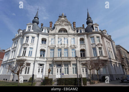 Belle Époque Haus, Neo-Barock, Zurenborg, Antwerpen, Flandern, Belgien Stockfoto