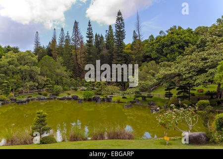 See im japanischen Garten an der Jardin Botanico nationalen "Dr. Rafael María Mosoco", nationale botanische Garten, Santo Domingo, Stockfoto