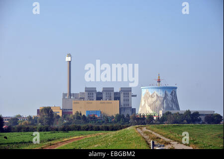 Wunderland Kalkar Freizeitpark auf dem ehemaligen Gelände des Kernreaktors Fast-Züchter, Kalkar, Nordrhein-Westfalen, Deutschland Stockfoto
