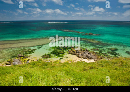 Das türkisfarbene Wasser der Küste von Lord Howe Island, New South Wales, Australia Stockfoto