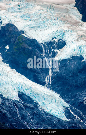 Byron Glacier im Portage Valley, Alaska Stockfoto