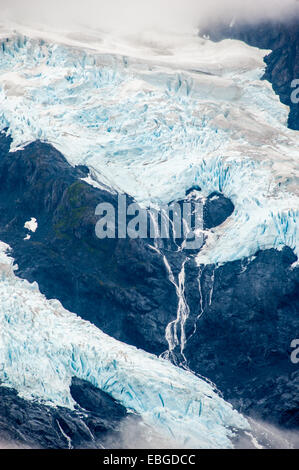 Byron Glacier im Portage Valley, Alaska Stockfoto