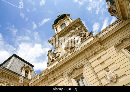 Berühmte Schloss in Keszthely, Ungarn, Europa. Stockfoto