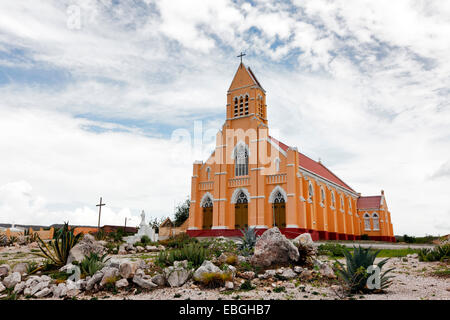 St. Willibrordus Kirche Sint Willibrordus Village, Curacao Stockfoto