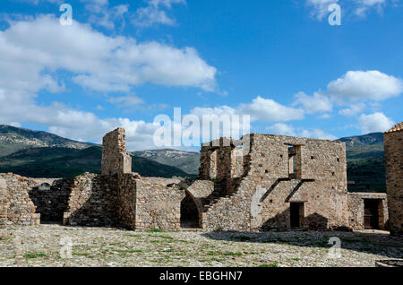 Die Nebengebäude des verlassenen Kloster Panagia Tou Sinti in der Xeros Vally-Zypern Stockfoto