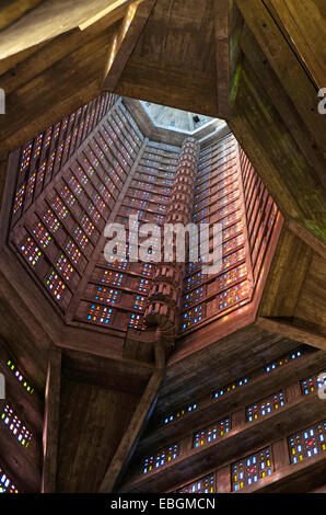 St.-Josephs Kirche, Le Havre, Normandie, Frankreich Stockfoto