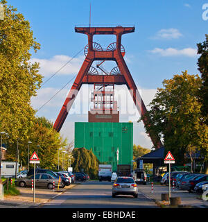 Hebezeug Rahmen der Grube Pluto, Deutschland, Nordrhein-Westfalen, Ruhrgebiet, Herne Stockfoto