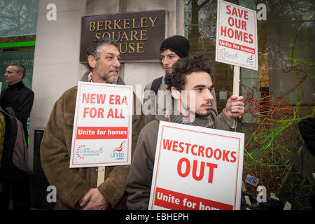 London, UK. 1. Dezember 2014.  Neue Ära Estate Gehäuse Protestmarsch Credit: Guy Corbishley/Alamy Live News Stockfoto