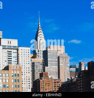 Ansicht des Chrysler Building in Manhattan skyline Stockfoto