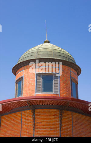 Dach-Detail, Fischmarkt, Olhao, Algarve, Portugal, September 2013 Stockfoto