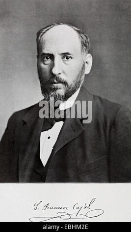 SANTIAGO Ramón y CAJAL (1852-1934) spanische Pathologen und Neurowissenschaftler 1899 Stockfoto
