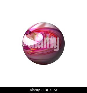 Rote Kugel Stockfoto