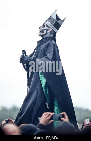 Sonisphere Festival statt am Hietaniemi Strand - Performances mit: Ghost wo: Helsinki, Finnland: 28. Mai 2014 Stockfoto