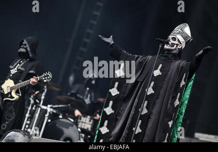 Sonisphere Festival statt am Hietaniemi Strand - Performances mit: Ghost wo: Helsinki, Finnland: 28. Mai 2014 Stockfoto