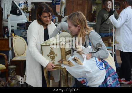 die berühmten Lille Braderie, Lille - Rijssel, Frankreich Stockfoto