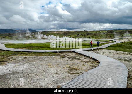 Hveravellir Gebiet, Island Hochland Stockfoto