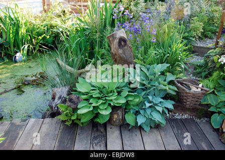 Die Landarbeiter Bauerngarten, Chelsea Flower Show 2007, London, UK. Stockfoto