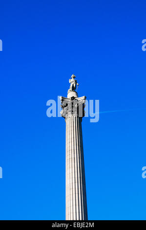 Nelson's Column, Trafalgar Square, London, England, Großbritannien Stockfoto