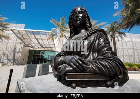 Eingang zum Manarat Al Saadiyat im Kulturdistrikt Saadiyat auf Saadiyat Island in Abu Dhabi, Vereinigte Arabische Emirate Stockfoto