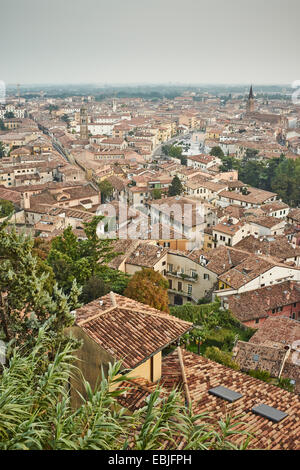 Erhöhten Blick auf Verona, Italien Stockfoto