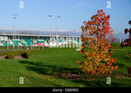 Cardiff internationale Leichtathletik-Stadion, Leckwith Road, Cardiff, Wales, UK. Stockfoto