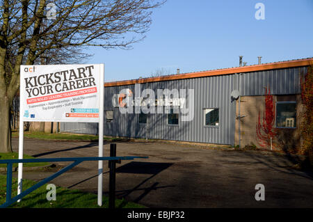 ACT Skills Academy, Hadfield Road, Cardiff, Wales, UK. Stockfoto