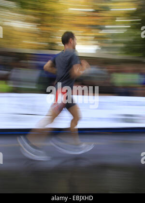 Marathon-Läufer Stockfoto