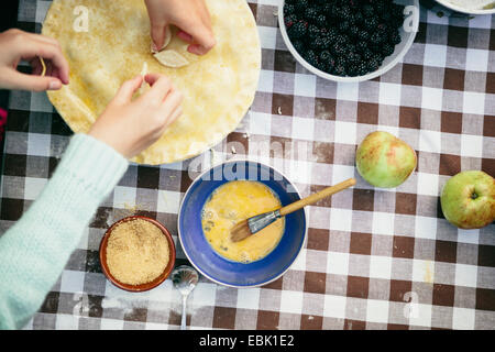 Hausgemachte Obstkuchen Stockfoto