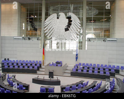 Tagungsraum im Parlament, Deutschland, Berlin Stockfoto