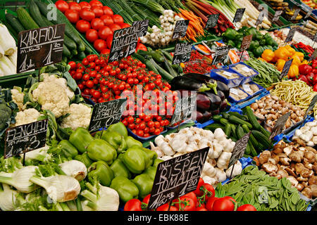 Gemüsemarkt, Deutschland Stockfoto