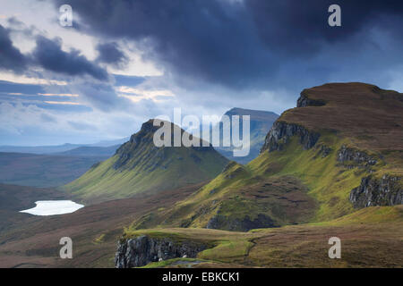 Trotternish Ridge, Großbritannien, Schottland, Isle Of Skye, Quiraing