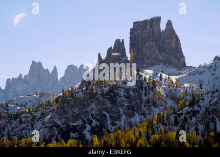 Cinque Torri, Italien, Südtirol, Dolomiten Stockfoto