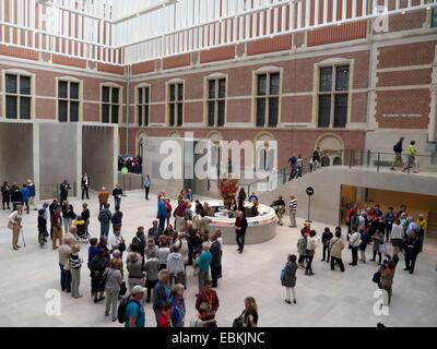 Eingang Halle, Rijksmuseum, Amsterdam, Provinz Nord Holland, Holland, Niederlande, Europa Stockfoto