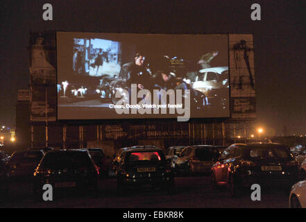 Fahren Sie im Kino in Liverpool, UK, mit Fett Stockfoto