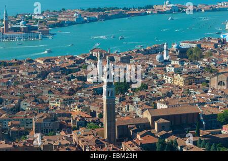 Luftaufnahme von San Francesco della Vigna Kirche, Cannaregio-Venedig, Italien, Europa Stockfoto